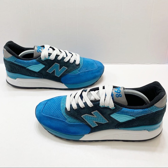 Balance 998 Fishing Blue Mens Sneakers 